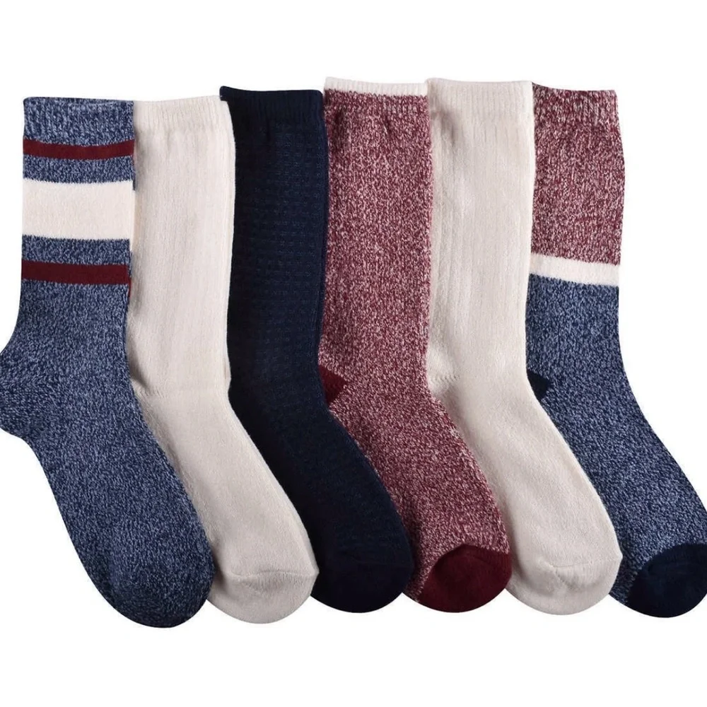 Lucky Brand Ladies Boot Socks Soft  6-pairs Sz 5-10*